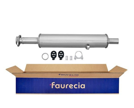 Middle silencer - Easy2Fit Kit - Set with mounting parts