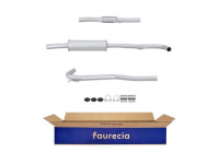 Middle silencer - Easy2Fit Kit - Set with mounting parts