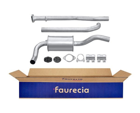 Middle silencer - Easy2Fit Kit - Set with mounting parts