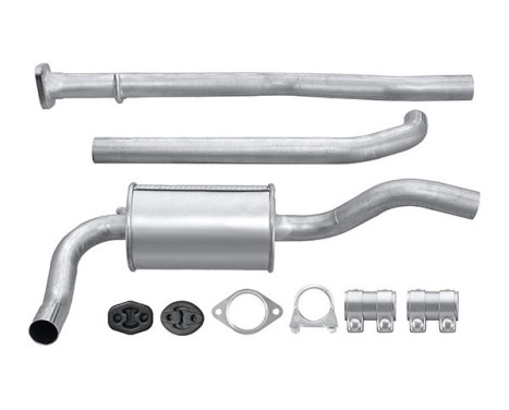 Middle silencer - Easy2Fit Kit - Set with mounting parts, Image 2