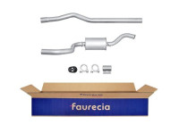 Middle silencer - Easy2Fit Kit - Set with mounting parts