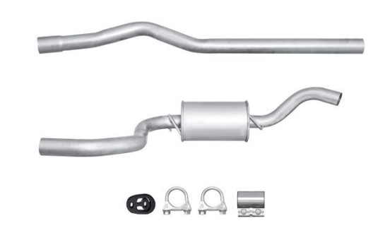 Middle silencer - Easy2Fit Kit - Set with mounting parts, Image 2