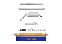 Middle silencer - Easy2Fit Kit - Set with mounting parts