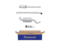 Middle silencer - Easy2Fit Kit - Set with mounting parts