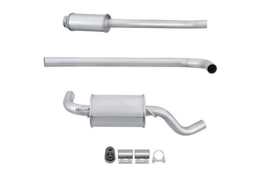 Middle silencer - Easy2Fit Kit - Set with mounting parts, Image 2