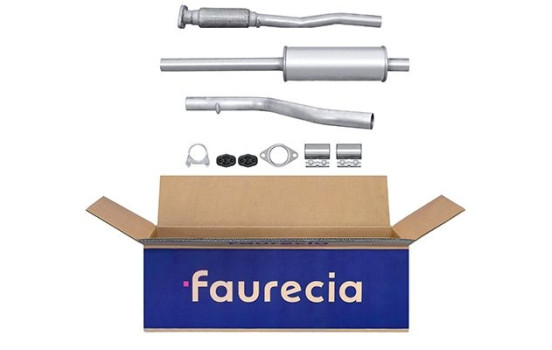 Middle silencer - Easy2Fit Kit - Set with mounting parts