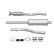 Middle silencer - Easy2Fit Kit - Set with mounting parts, Thumbnail 2