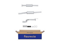 Middle silencer - Easy2Fit Kit - Set with mounting parts