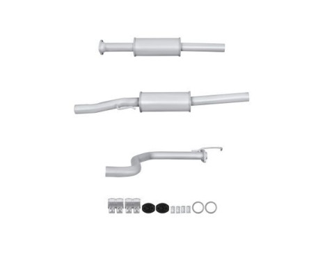 Middle silencer - Easy2Fit Kit - Set with mounting parts, Image 2