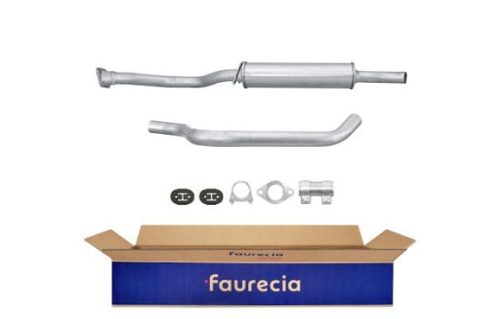 Middle silencer - Easy2Fit Kit - Set with mounting parts