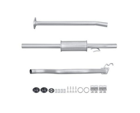 Middle silencer - Easy2Fit Kit - Set with mounting parts, Image 2
