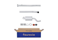Middle silencer - Easy2Fit Kit - Set with mounting parts