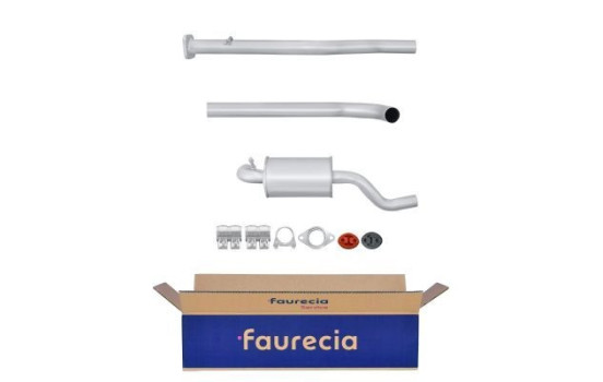 Middle silencer - Easy2Fit Kit - Set with mounting parts