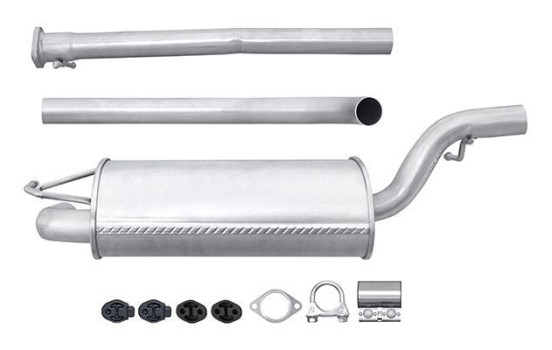 Middle silencer - Easy2Fit Kit - Set with mounting parts, Image 2