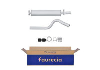 Middle silencer - Easy2Fit Kit - Set with mounting parts