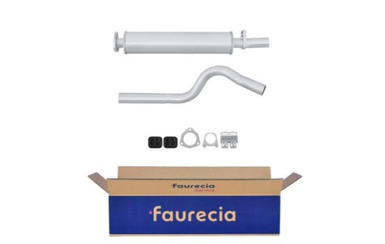 Middle silencer - Easy2Fit Kit - Set with mounting parts