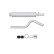 Middle silencer - Easy2Fit Kit - Set with mounting parts, Thumbnail 2