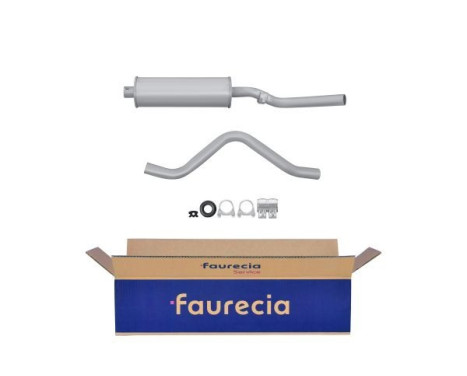 Middle silencer - Easy2Fit Kit - Set with mounting parts