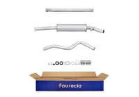 Middle silencer - Easy2Fit Kit - Set with mounting parts