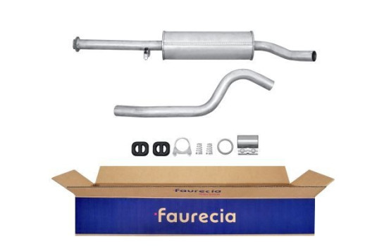 Middle silencer - Easy2Fit Kit - Set with mounting parts