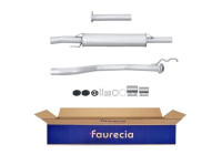 Middle silencer - Easy2Fit Kit - Set with mounting parts