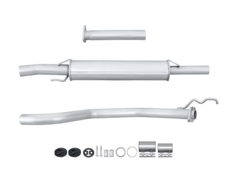 Middle silencer - Easy2Fit Kit - Set with mounting parts, Image 2