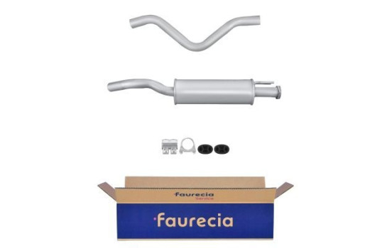 Middle silencer - Easy2Fit Kit - Set with mounting parts