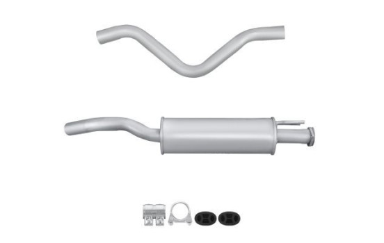 Middle silencer - Easy2Fit Kit - Set with mounting parts, Image 2