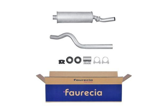 Middle silencer - Easy2Fit Kit - Set with mounting parts