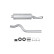 Middle silencer - Easy2Fit Kit - Set with mounting parts, Thumbnail 2