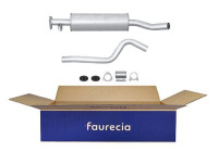 Middle silencer - Easy2Fit Kit - Set with mounting parts