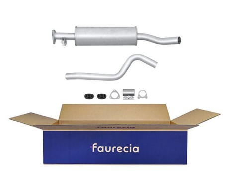 Middle silencer - Easy2Fit Kit - Set with mounting parts