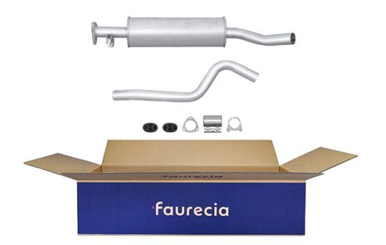 Middle silencer - Easy2Fit Kit - Set with mounting parts