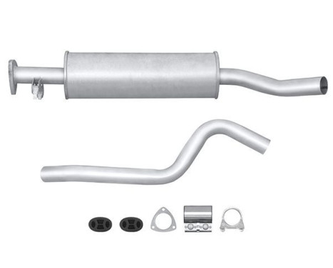 Middle silencer - Easy2Fit Kit - Set with mounting parts, Image 2