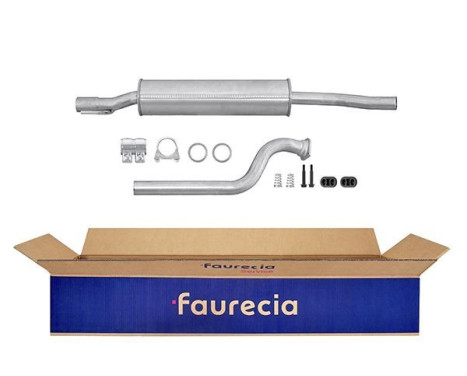 Middle silencer - Easy2Fit Kit - Set with mounting parts