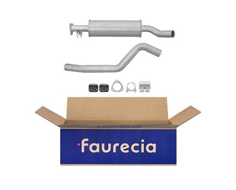 Middle silencer - Easy2Fit Kit - Set with mounting parts