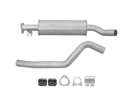 Middle silencer - Easy2Fit Kit - Set with mounting parts, Image 2