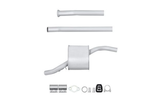 Middle silencer - Easy2Fit Kit - Set with mounting parts, Image 2