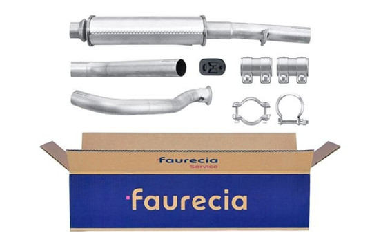 Middle silencer - Easy2Fit Kit - Set with mounting parts