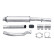 Middle silencer - Easy2Fit Kit - Set with mounting parts, Thumbnail 2