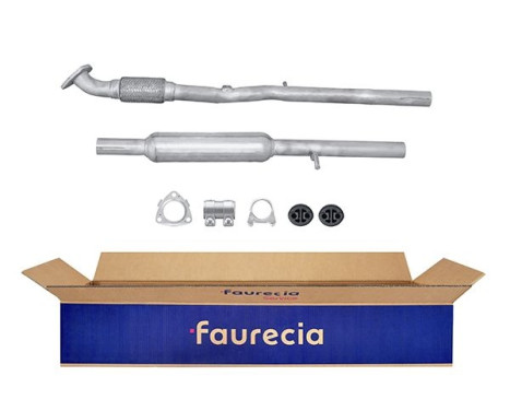 Middle silencer - Easy2Fit Kit - Set with mounting parts