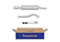 Middle silencer - Easy2Fit Kit - Set with mounting parts