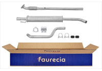 Middle silencer - Easy2Fit Kit - Set with mounting parts