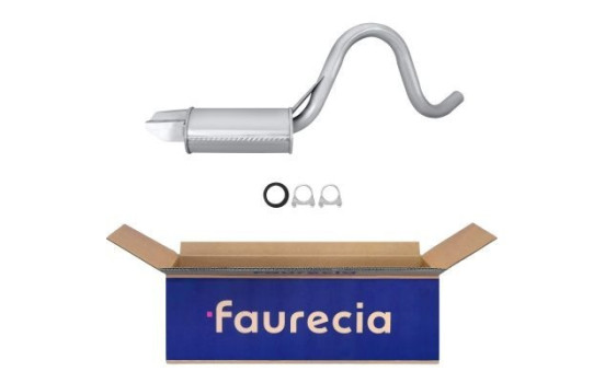 Middle silencer - Easy2Fit Kit - Set with mounting parts