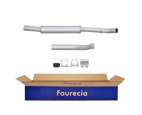 Middle silencer - Easy2Fit Kit - Set with mounting parts