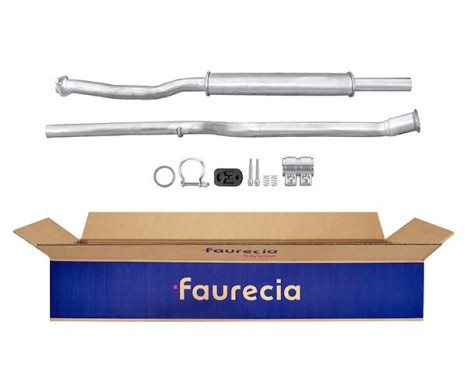 Middle silencer - Easy2Fit Kit - Set with mounting parts