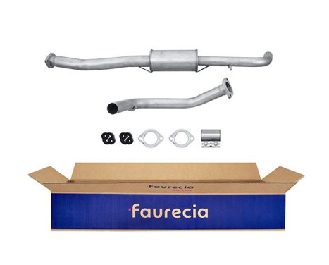 Middle silencer - Easy2Fit Kit - Set with mounting parts