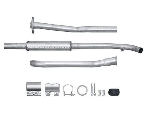 Middle silencer - Easy2Fit Kit - Set with mounting parts, Image 2