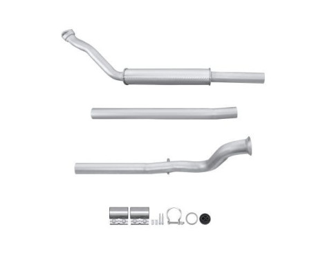 Middle silencer - Easy2Fit Kit - Set with mounting parts, Image 2