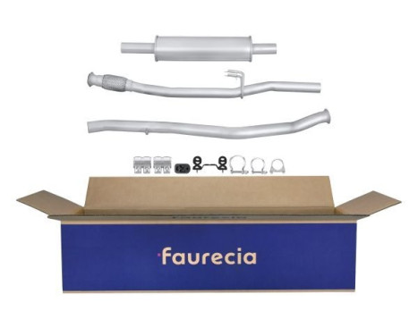 Middle silencer - Easy2Fit Kit - Set with mounting parts